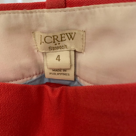 J. Crew Minnie pant in coral - Picture 2 of 4